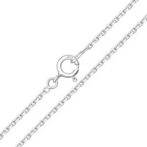 Sterling Silver Diamond Cut Cable Chain
